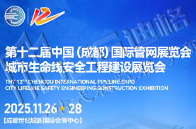 2025第十二屆中國(成都)國際管網(wǎng)展覽會城市生命線安全工程建設(shè)展覽會